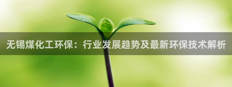 亿万手游官网：无锡煤化工环保：行业发展趋势及最新环保技术解析