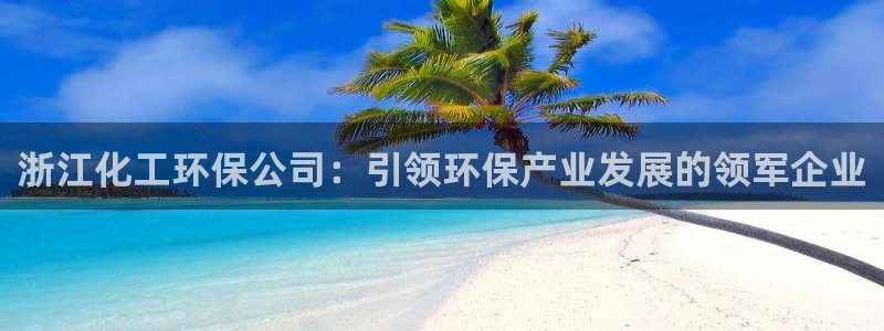 亿万先生官方网站首页：浙江化工环保公司：引领环保产业发展的领军企业