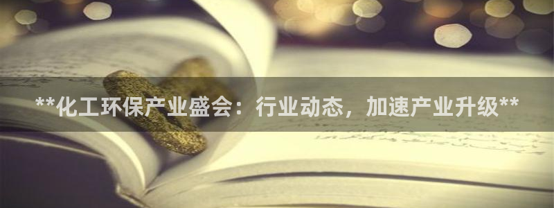 亿万先生合并网址在哪：**化工环保产业盛会：行业动态，加速产业升级**