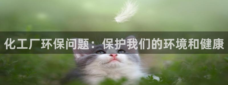 亿万先生充电桩：化工厂环保问题：保护我们的环境和健康