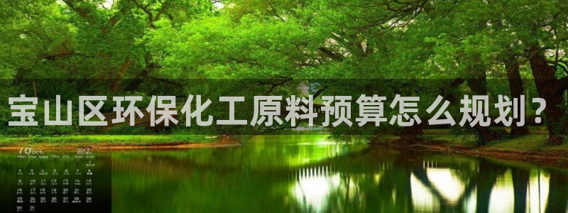 亿万先生007网页登录：宝山区环保化工原料预算怎么规划？
