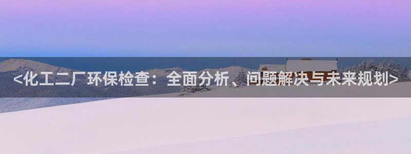 亿万首富游戏：<化工二厂环保检查：全面分析、问题解决与未来规划>