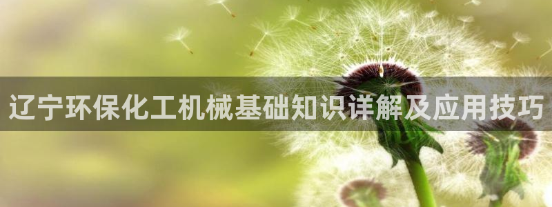亿万讲了什么：辽宁环保化工机械基础知识详解及应用技巧