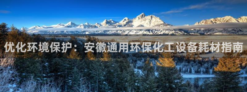 亿万先生客户端下载安装：优化环境保护：安徽通用环保化工设备耗材指南